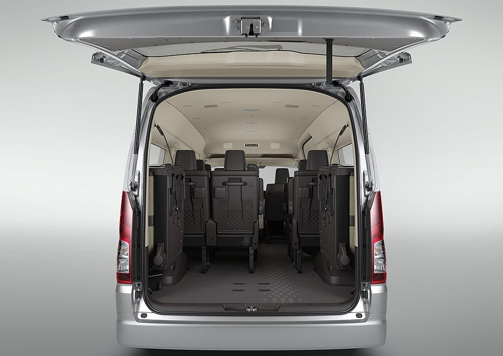Toyota Hiace Passenger Van Interior